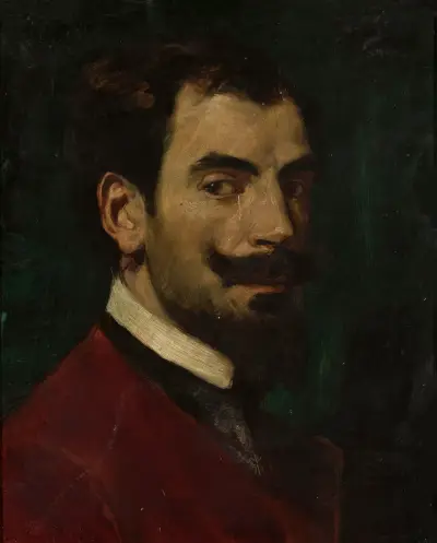 Portrait of Myrton Michalski av Jan Styka