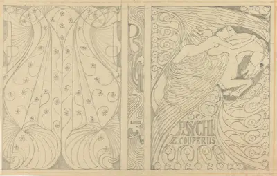 Cover Design for Louis Couperus’ Psyche (in or before 1898) av Jan Toorop