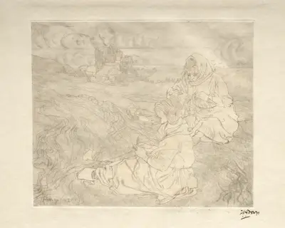 Net Menders av Jan Toorop