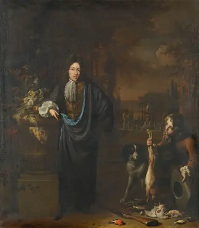 Portrait of Silvester van Tongeren av Jan Weenix