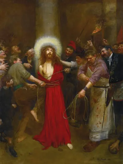 Christ Lié À La Colonne von Jean Béraud