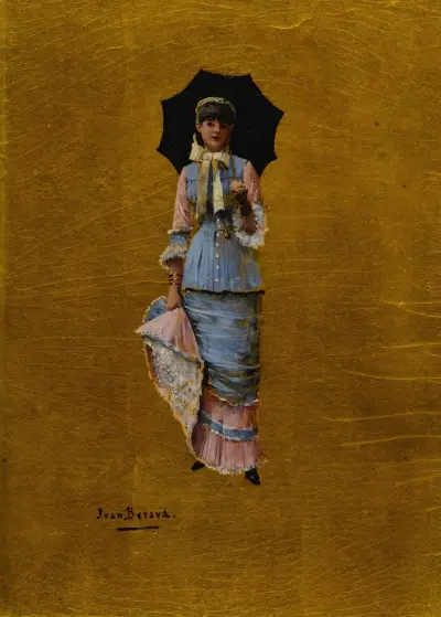 Jeune femme a l’ombrelle von Jean Béraud