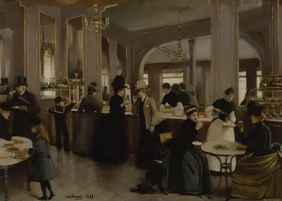 La pâtisserie Gloppe von Jean Béraud