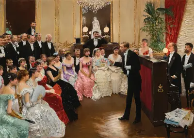 Le Monologue von Jean Béraud