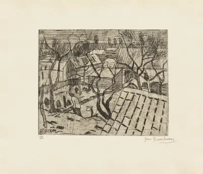 Hiver en Brabant av Jean Brusselmans