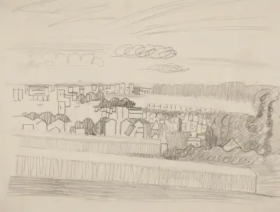 Landschap av Jean Brusselmans