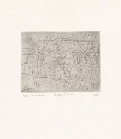 Winter landscape av Jean Brusselmans