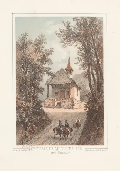 Chapelle de Guillaume Tell. près Küssnacht von Jean Jacottet