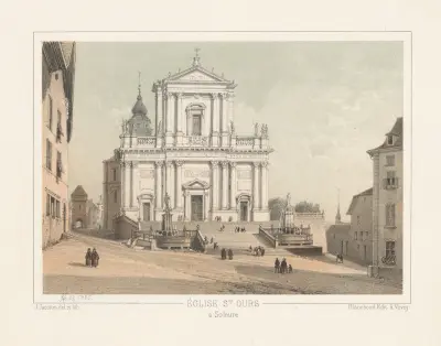Église St Ours à Soleure von Jean Jacottet