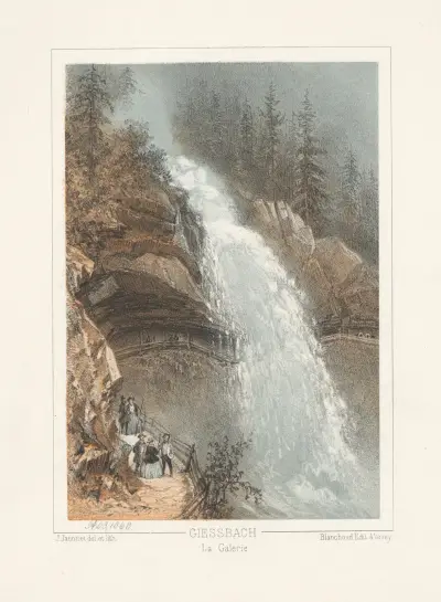 Giessbach La Galerie von Jean Jacottet