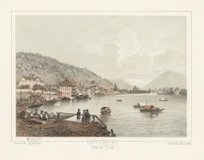 Hoffsteitten près de Thun von Jean Jacottet