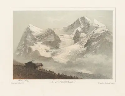 La Wengernalp av Jean Jacottet