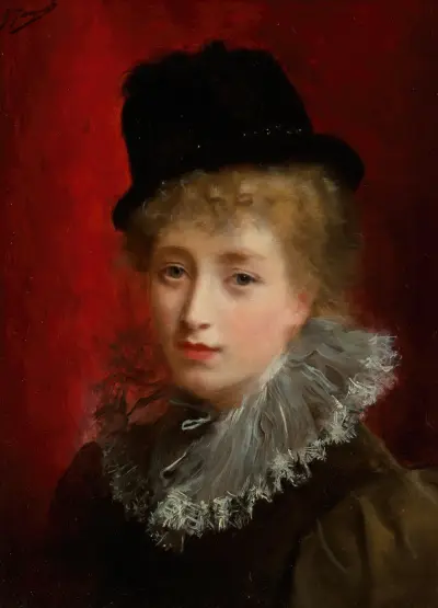 Módní kráska, Gustave Jean Jacquet