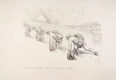 Boules de son…patates…singe…pinard…gniaule…colis et babillardes- – les hommes de soupes, Jean Veber