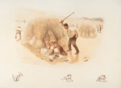 La Correction conjugale ou Le Flagrant délit, Jean Veber