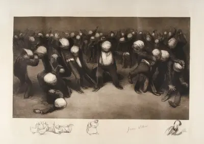 Les aveuglés – l’opinion publique, Jean Veber