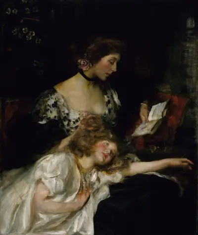 Mother and Child (Lady Shannon and Kitty), James Jebusa Shannon