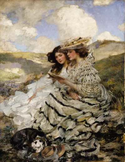 Na dunách (Lady Shannon a Kitty), James Jebusa Shannon