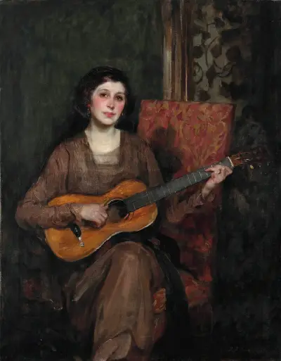 Portrét Florence Shannonové, manželky umělcovy, James Jebusa Shannon