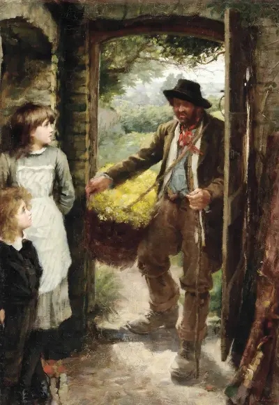 Sběračka petrklíčů, James Jebusa Shannon