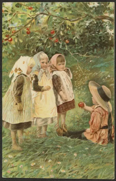 Child motif von Jenny Nyström