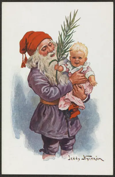 Christmas card, Jenny Nyström