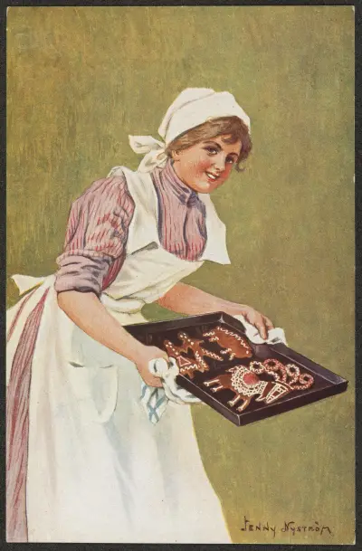 Christmas card, Jenny Nyström