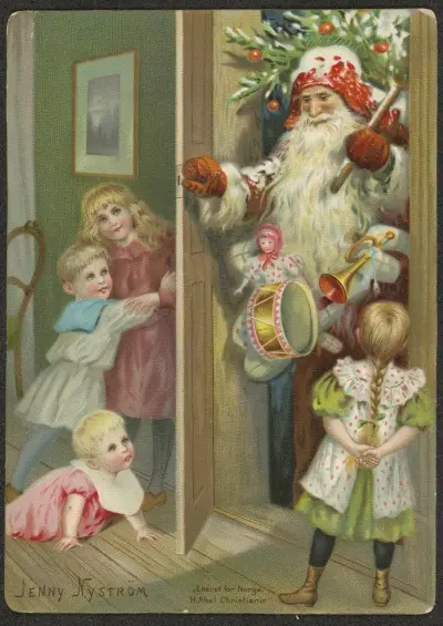 Christmas card, Jenny Nyström