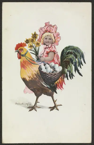 Easter card, Jenny Nyström