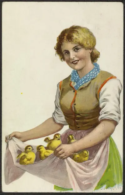 Easter card, Jenny Nyström