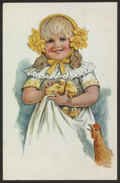 Easter card, Jenny Nyström