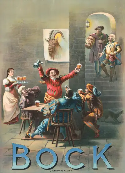 Bock, 'Auerbach's keller' von Henry Jerome Schile