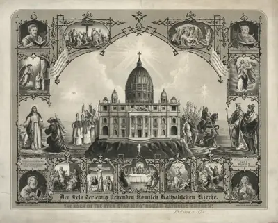 Der Fels der ewig bestehenden römisch-katholischen Kirche von Henry Jerome Schile