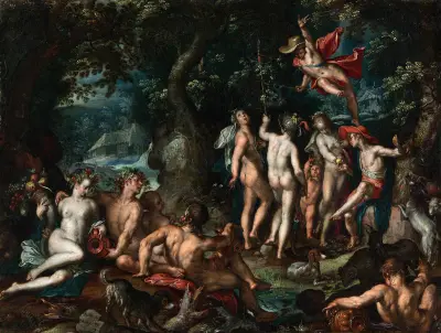 The Judgment of Paris, 1602 av Joachim Wtewael