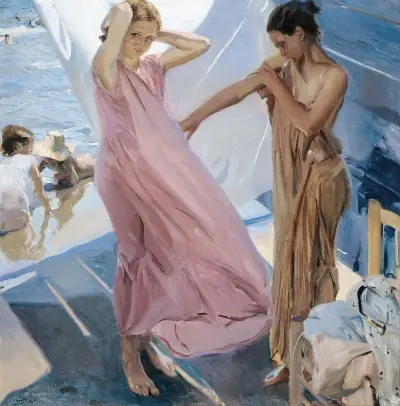 After Bathing, Valencia, Joaquín Sorolla