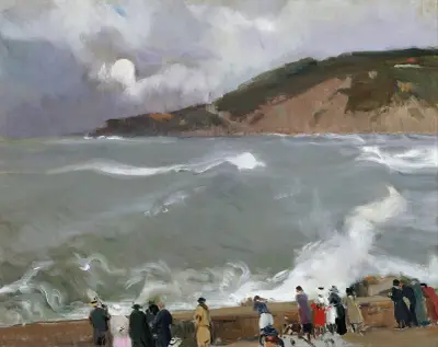 Breakwater, San Sebastian, Joaquín Sorolla