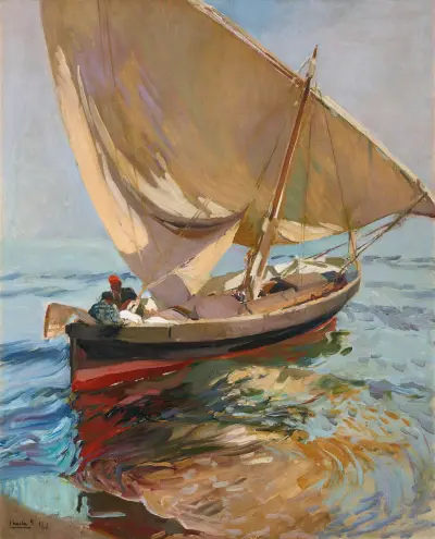 Camino De La Pesca. Valencia (Setting Out To Sea. Valencia), Joaquín Sorolla