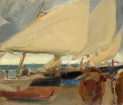 Playa de Valencia, 1910, Joaquín Sorolla