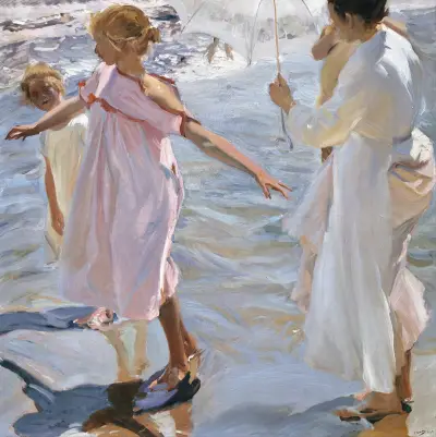 Time for a Bathe, Valencia, Joaquín Sorolla