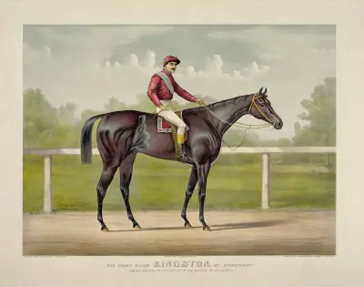 Grand racer Kingston, by Spendthrift; dam imp. Kapanga, by Victorious, 2nd dam Kapunda, by Stockwell av John Cameron