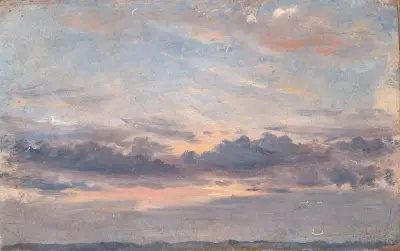 A Cloud Study, Sunset av John Constable