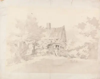 Cottage among Trees av John Constable