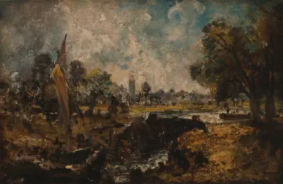 Dedham Lock (1819 to 1820), 1819 – nr 1 av John Constable