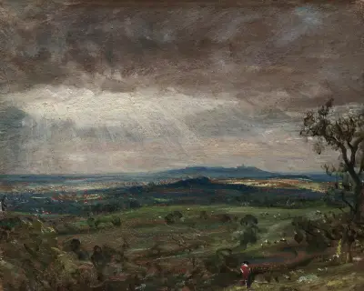 Hampstead Heath, Looking Toward Harrow von John Constable