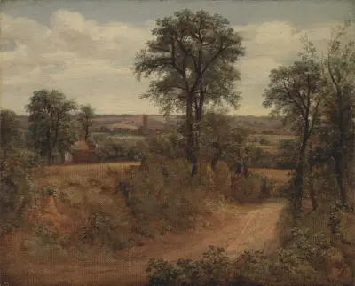 Lane near Dedham av John Constable
