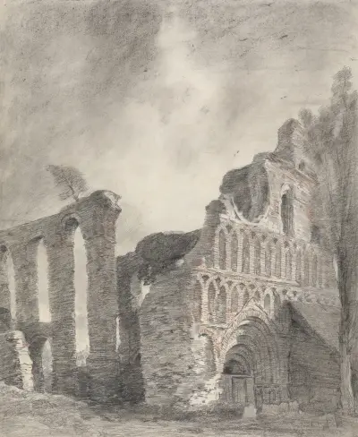 Ruin of St. Botolph’s Priory, Colchester av John Constable