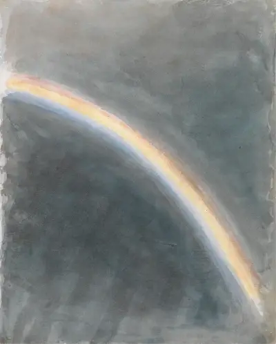 Sky Study with Rainbow av John Constable