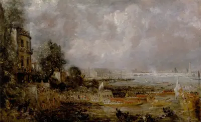 Die Eröffnung der Waterloo-Brücke von John Constable