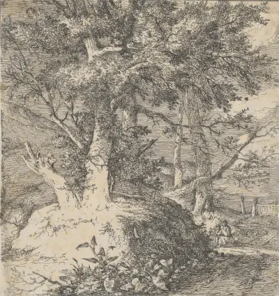 Wooded Landscape av John Crome
