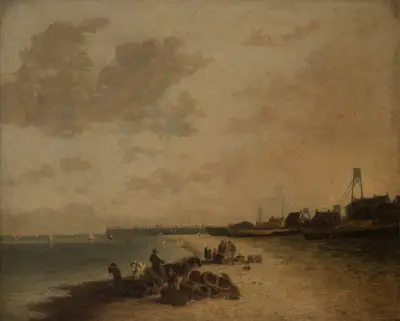 Yarmouth Beach av John Crome
